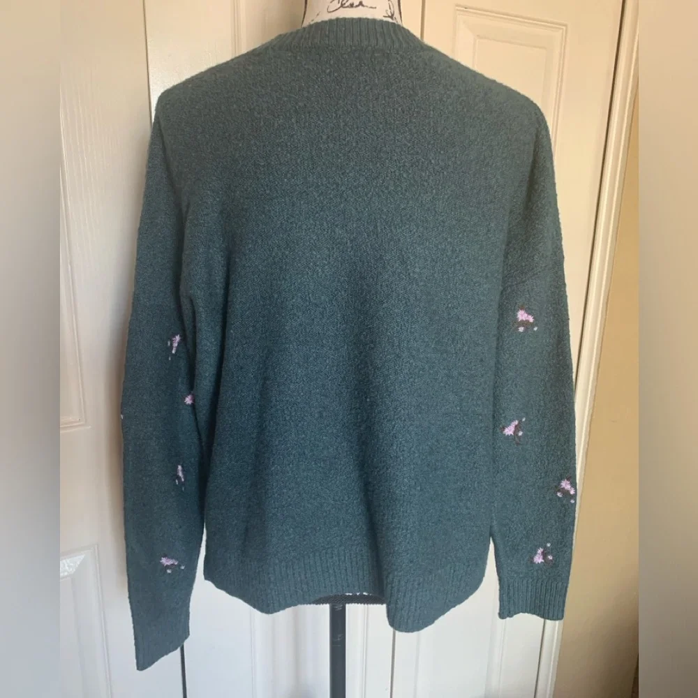 Madewell Grayish Green Wool Blend Sweater